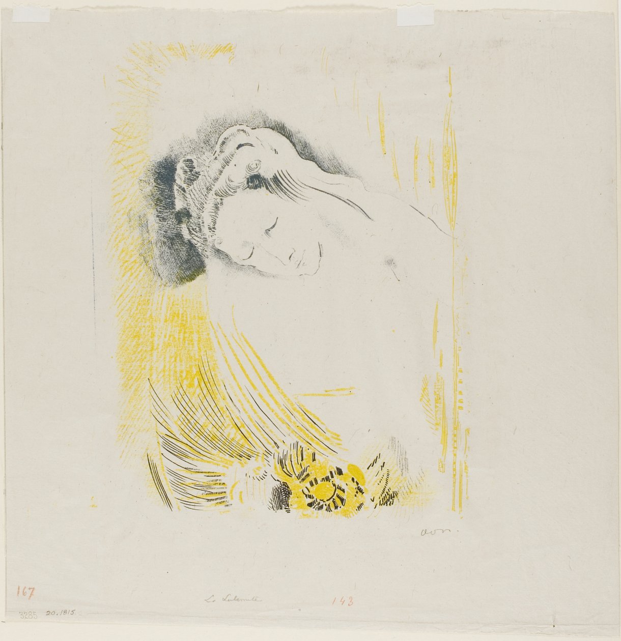 舒拉米特人 作者 奥迪隆·雷顿（Odilon Redon）