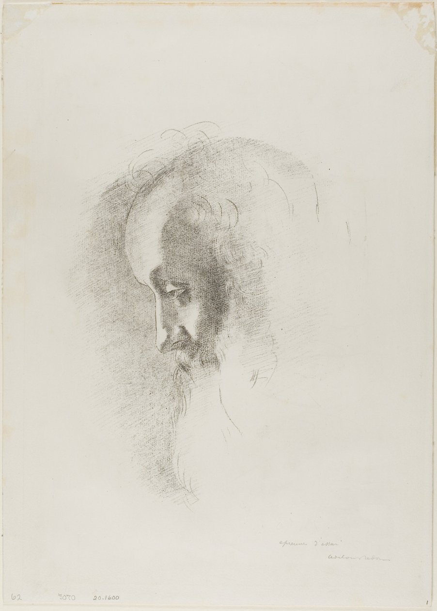 敬老，从黑夜开始 作者 奥迪隆·雷顿（Odilon Redon）