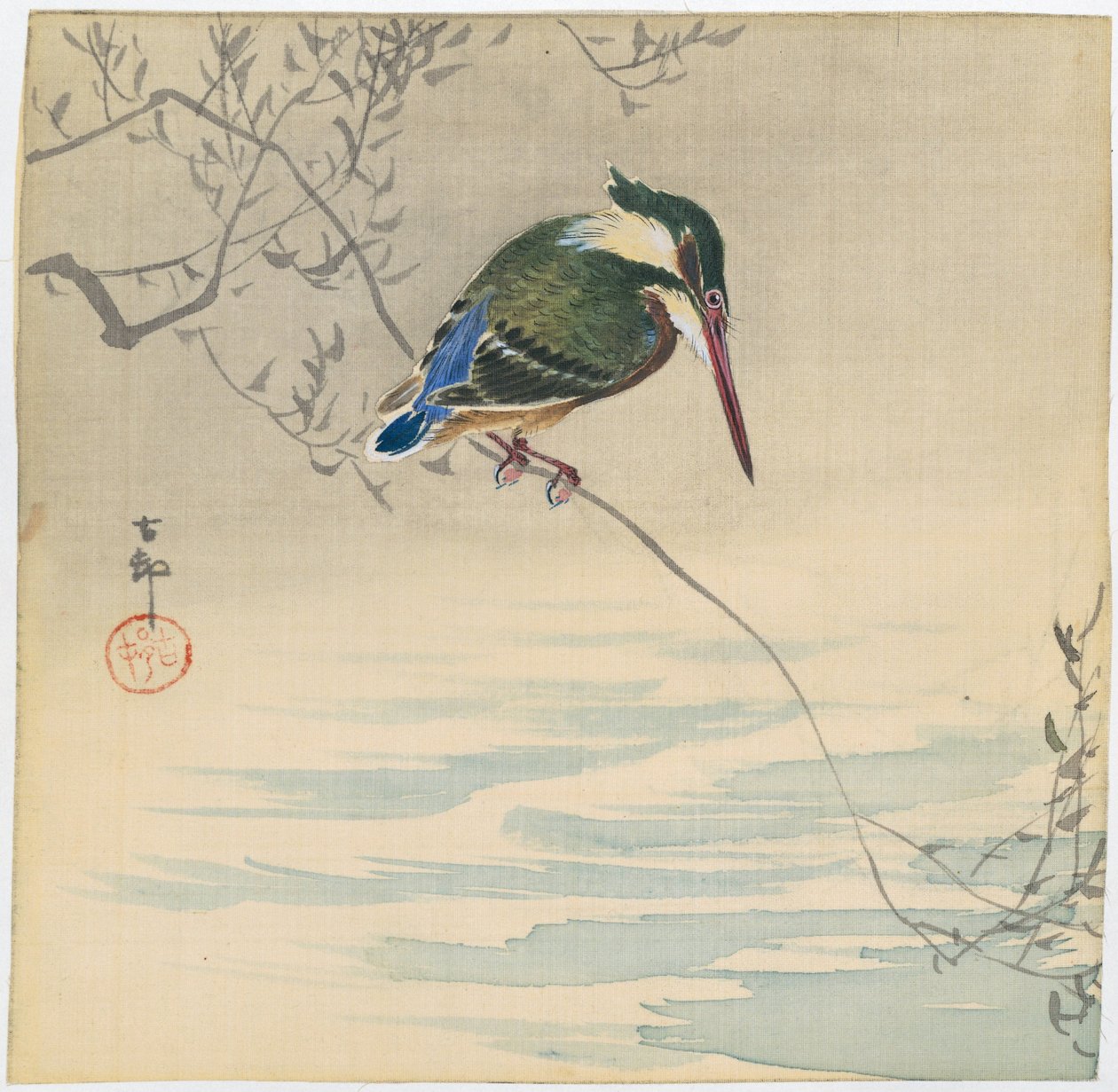 翠鸟 作者 大原功臣