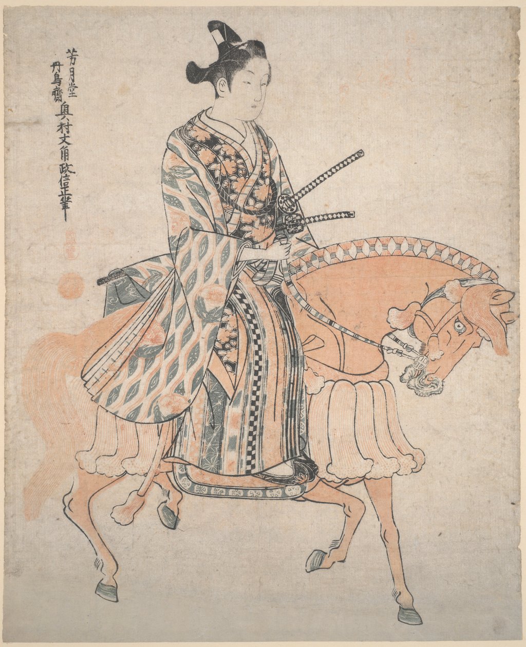 骑马的贵族 作者 奥村昌信