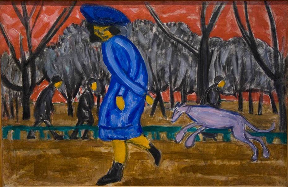 林荫大道 作者 奥尔加·罗扎诺娃（Olga Rozanova）
