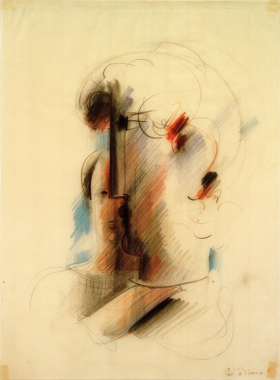 左大头小头 作者 奥斯卡·施勒默（Oskar Schlemmer）