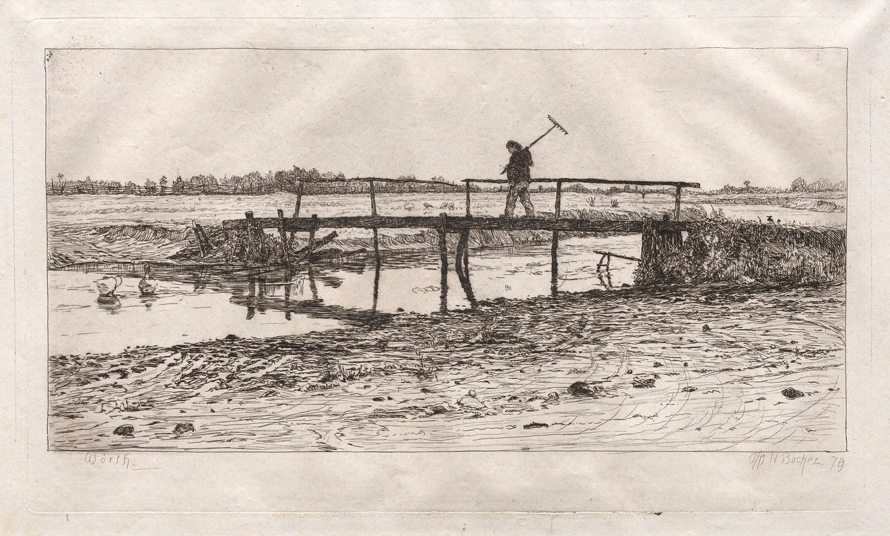 沃思天桥，1879年。 作者 奥托·H·巴赫