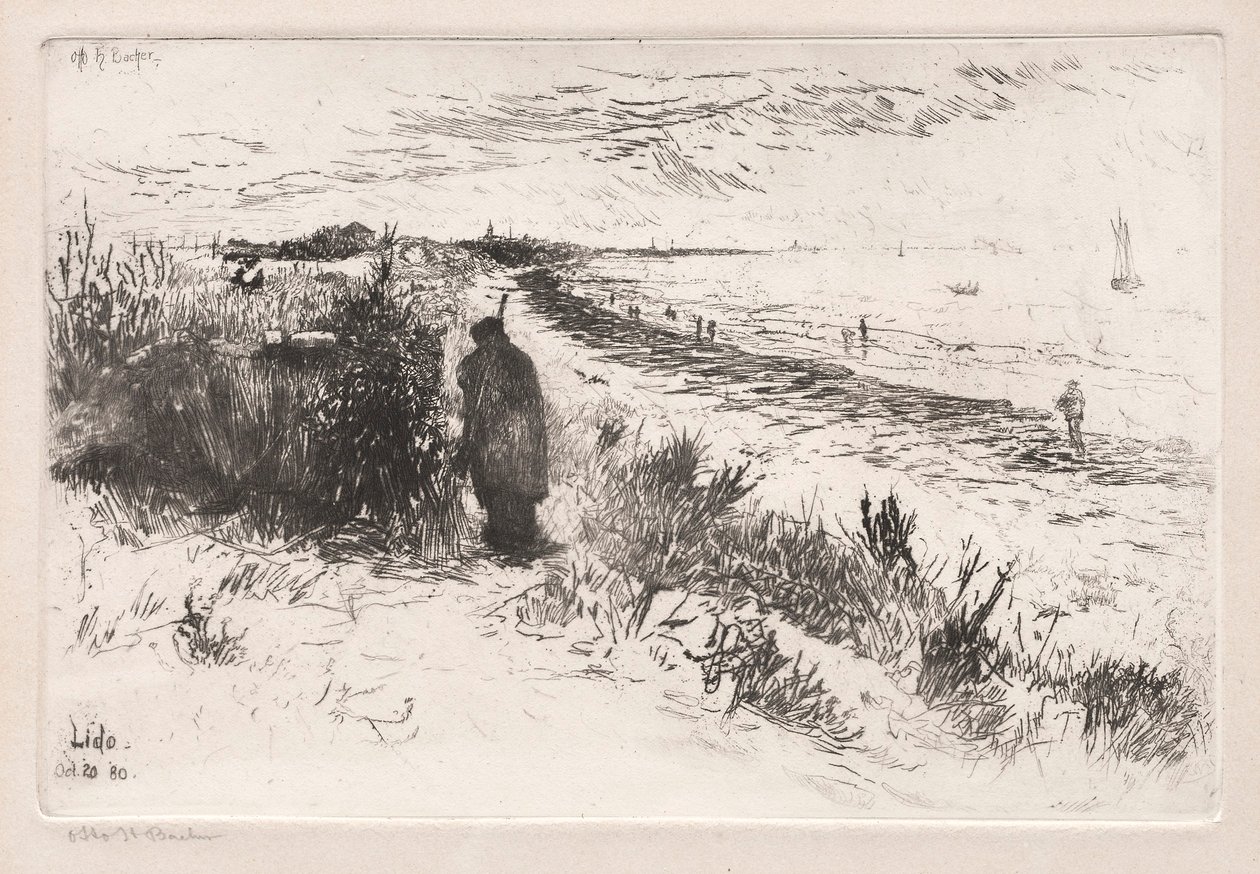 丽都（Lido），1880年。 作者 奥托·H·巴赫