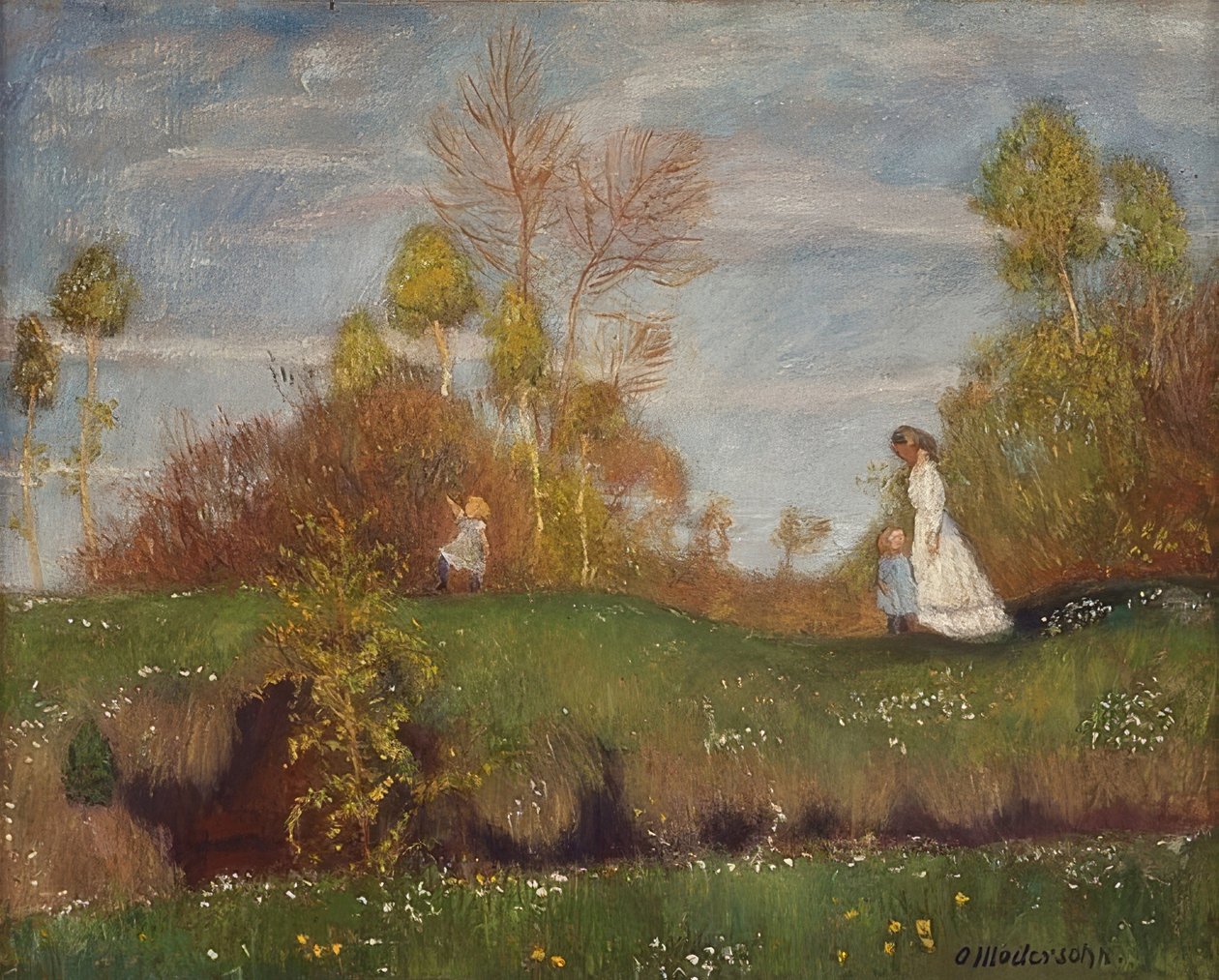沼泽中的夏天 作者 奥托·莫德森（Otto Modersohn）