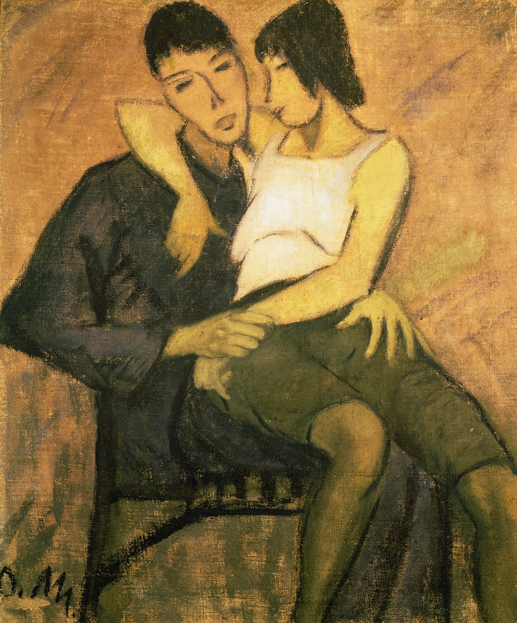 Urbanite夫妇，1920年 作者 奥托穆勒