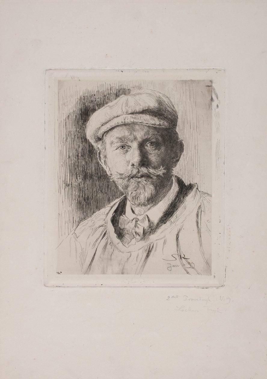 自画像 作者 Peder Severin Krøyer