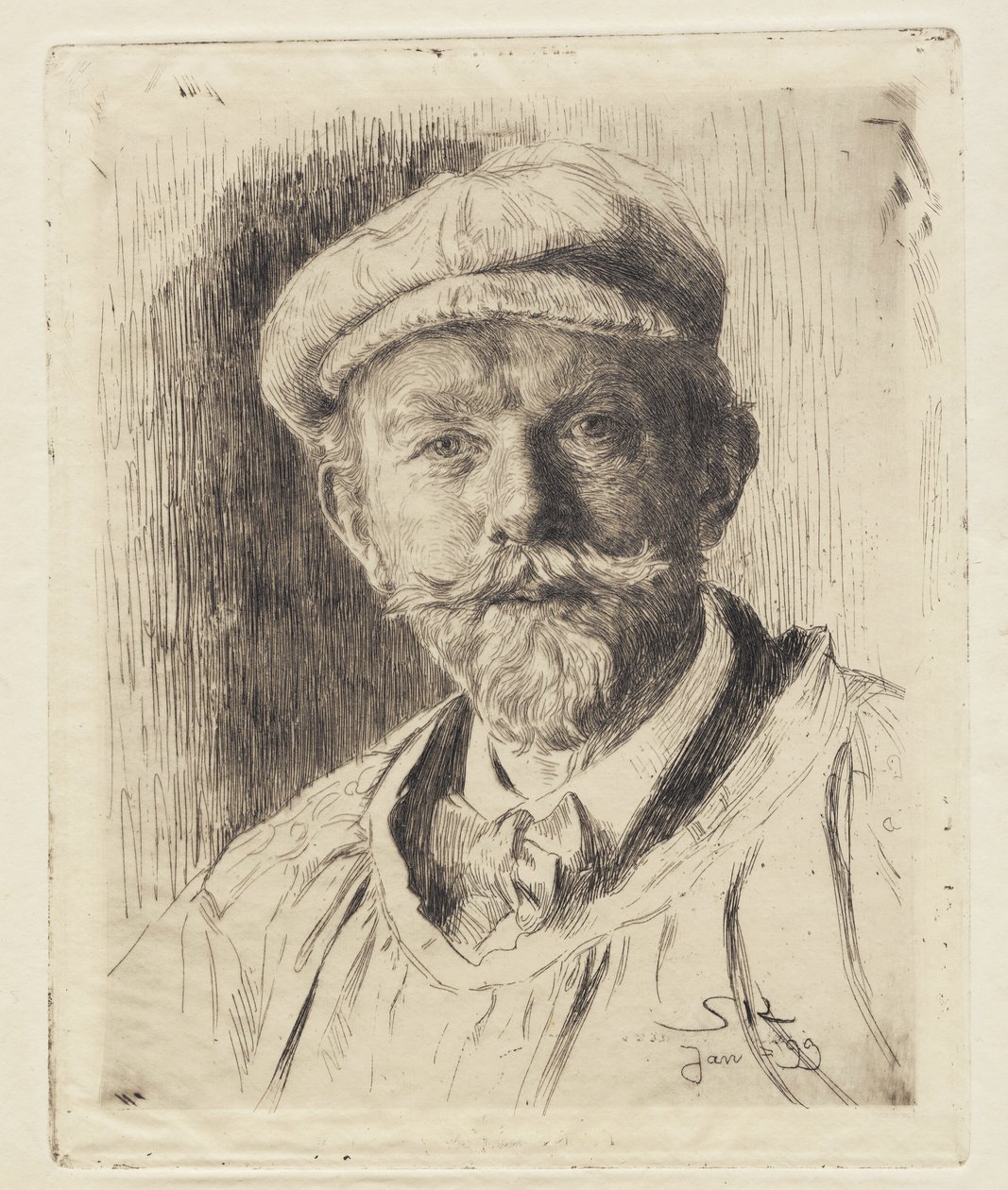 自画像 作者 Peder Severin Krøyer