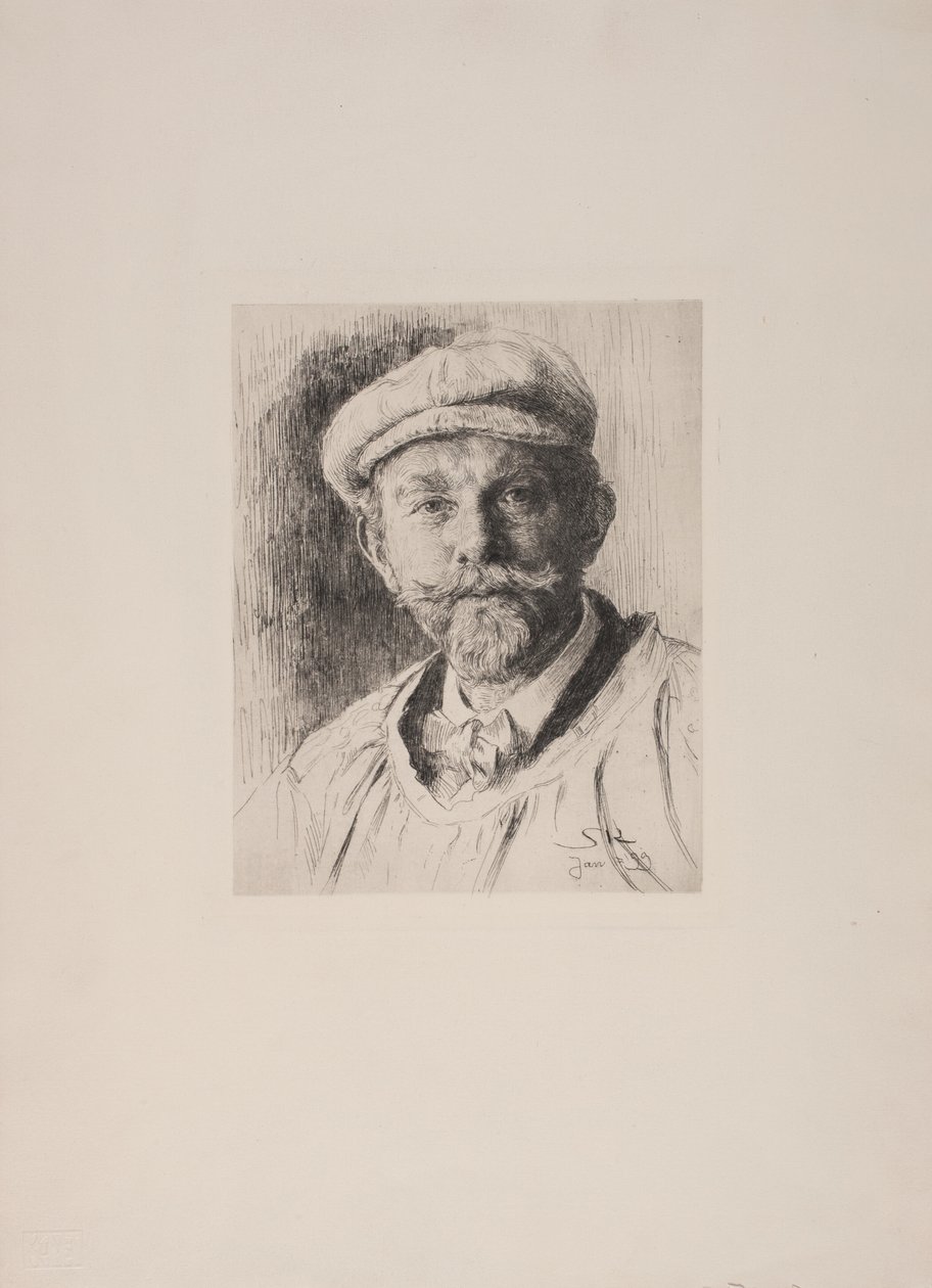 自画像 作者 Peder Severin Krøyer