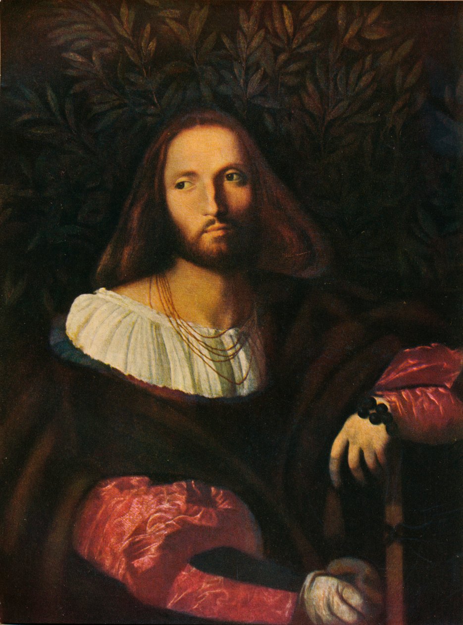 诗人肖像，1516年，1909年 作者 帕尔玛（Palma Vecchio）