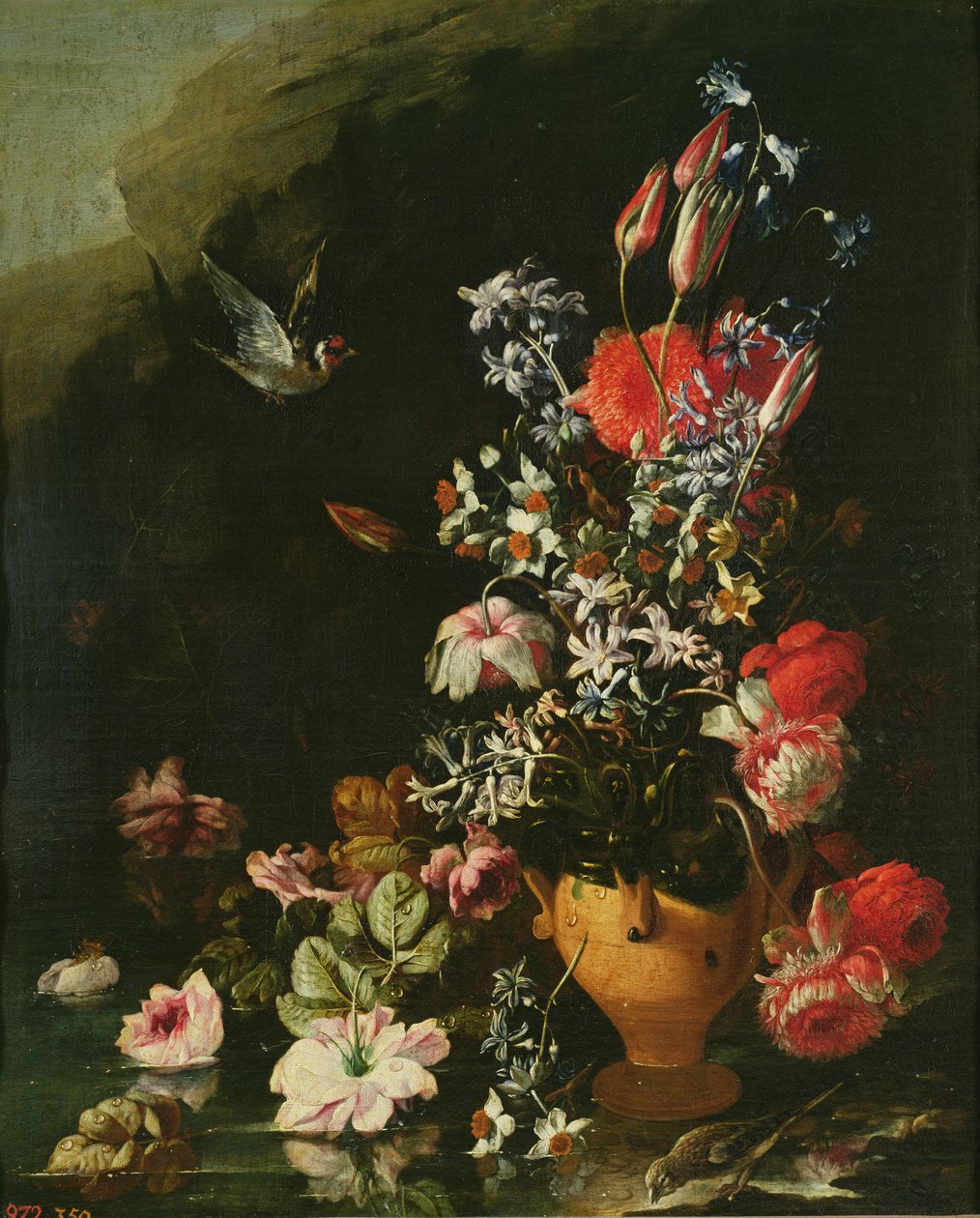 花的静物画 作者 保罗·波波拉（Paolo Porpora）