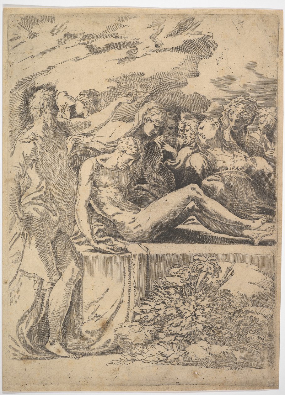 Entombment.n.d. 作者 帕玛强尼诺