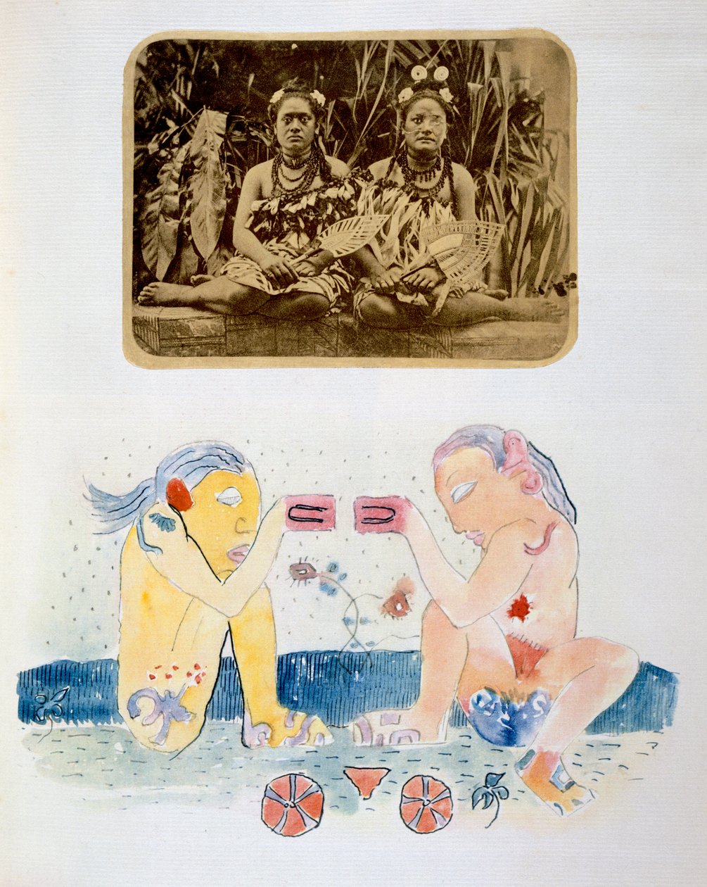 插图来自&39;Noa Noa，Voyage a Tahiti&39;，1926年出版 作者 保罗·高更