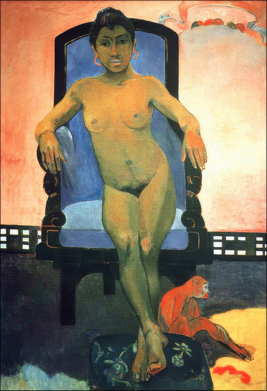 印度尼西亚：爪哇人安娜（Annah），保罗·高更（Paul Gauguin）（1893） 作者 保罗·高更