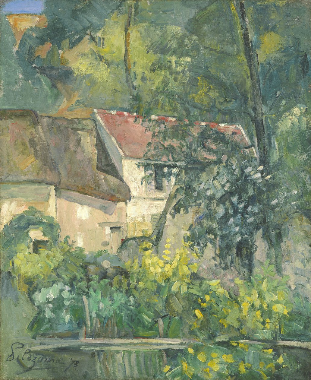 House ofPèreLacroix，1873 作者 保罗·塞尚