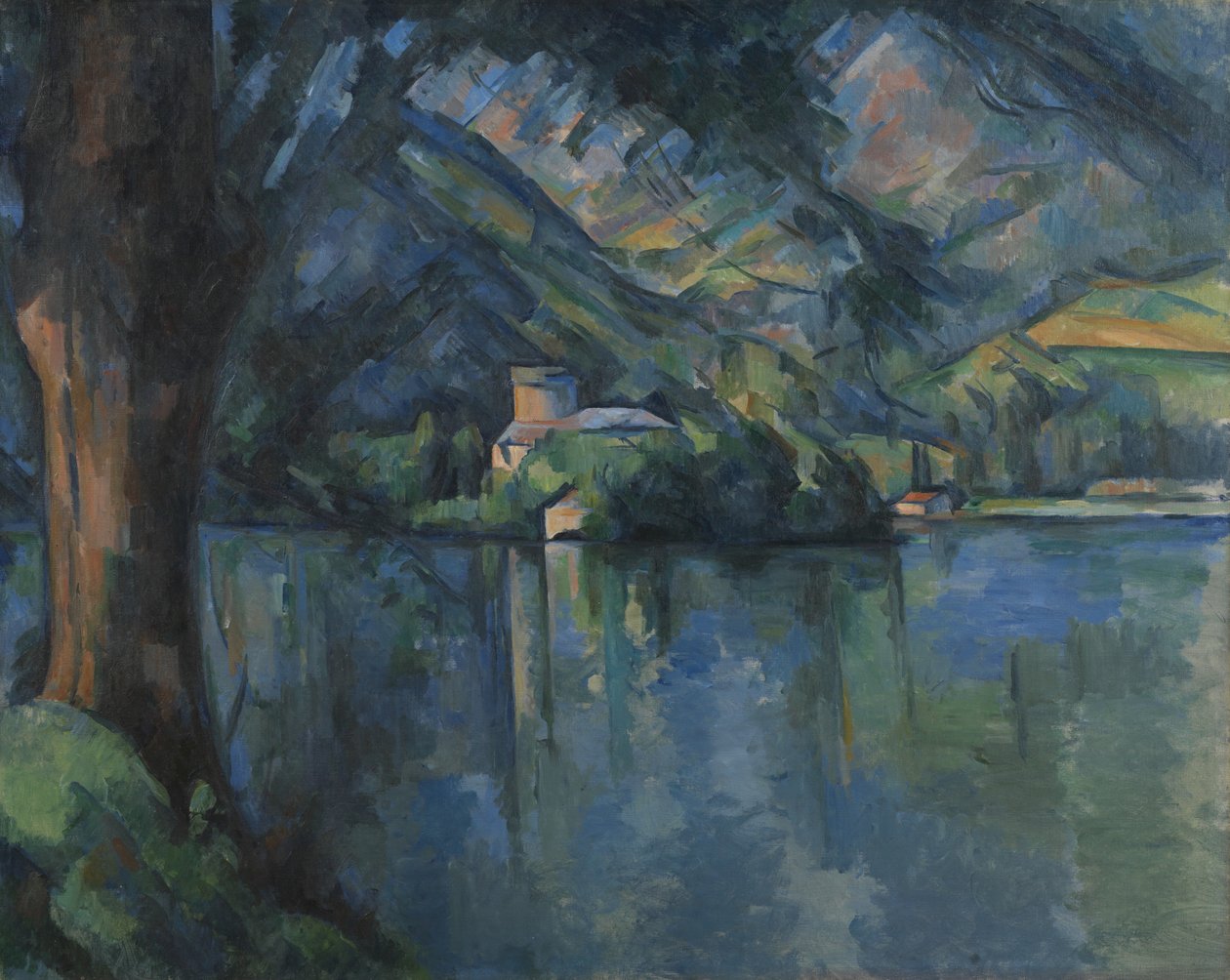 Lac dAnnecy，1896 作者 保罗·塞尚