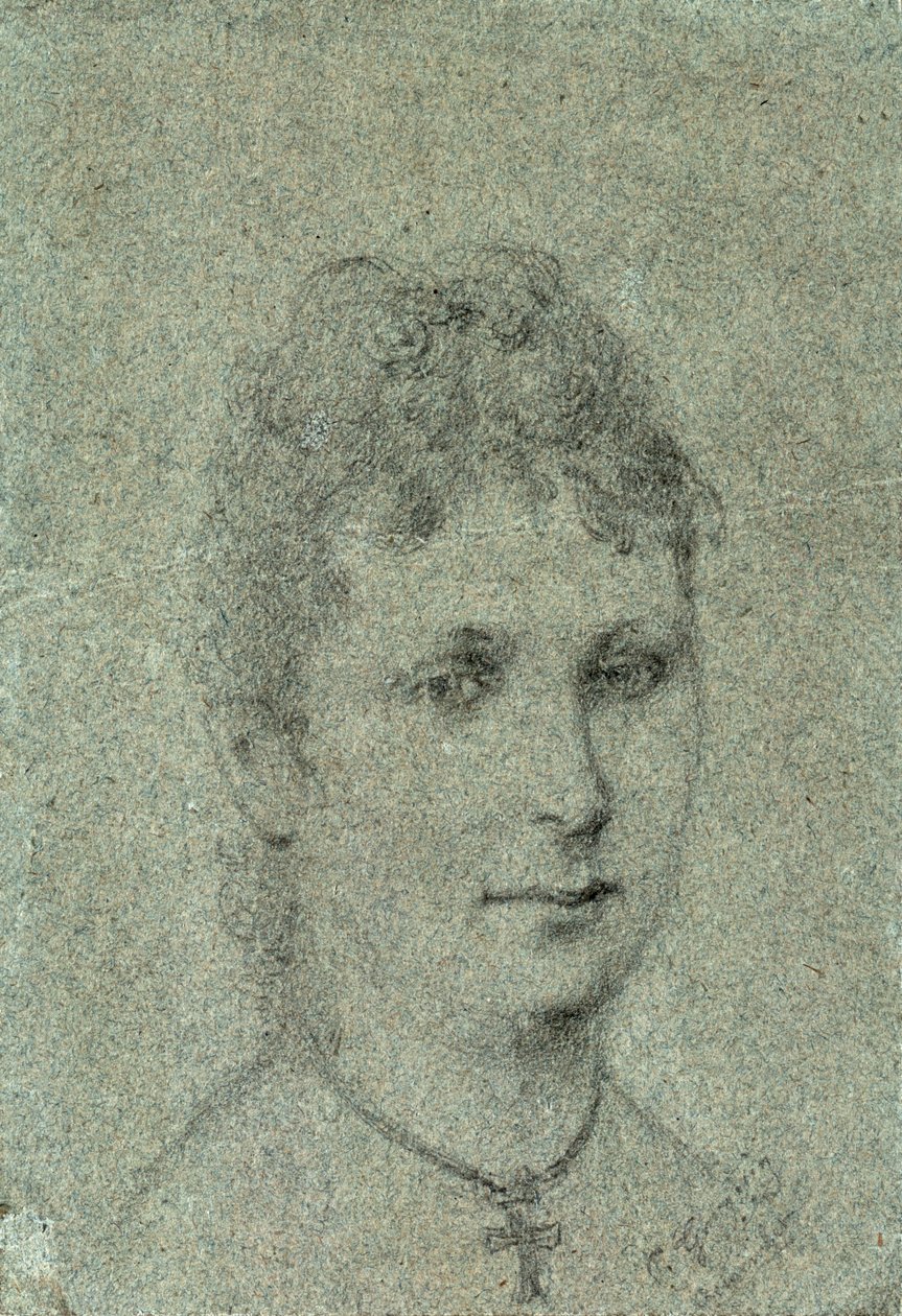 Mette-Sophie Gad肖像，约1873年。 作者 保罗·高更