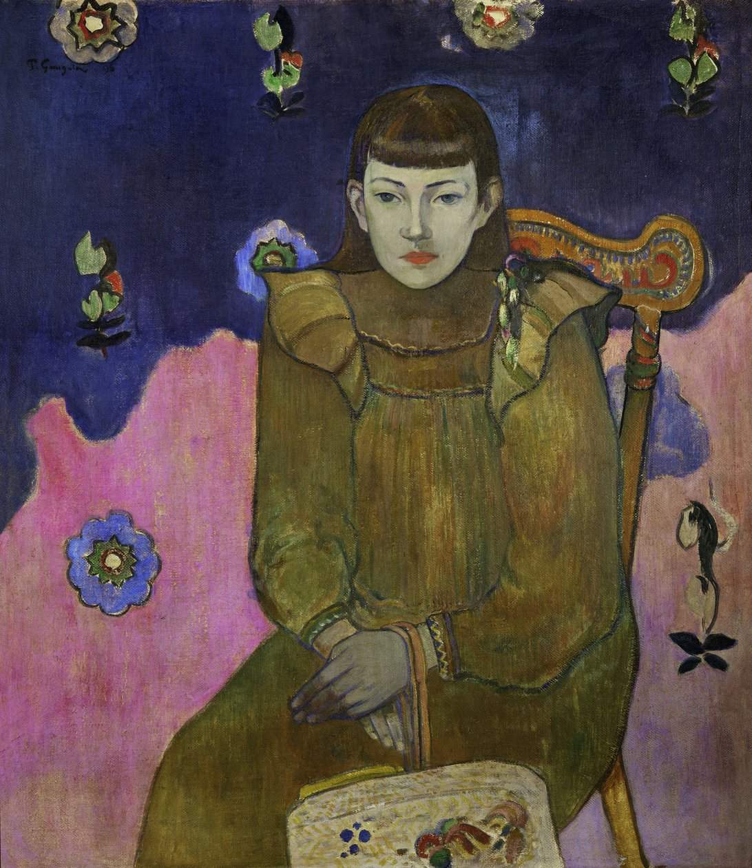 Vaiite Jeanne Goupil的肖像，1896年 作者 保罗·高更