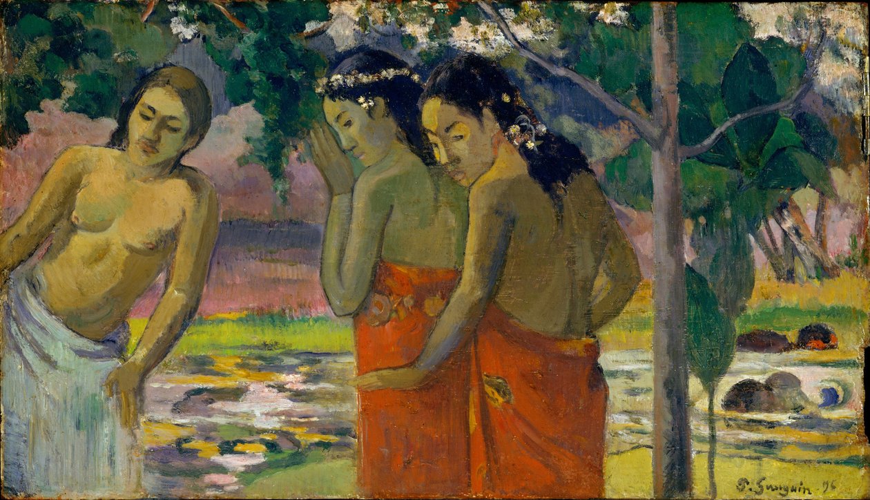 三个大溪地妇女，1896年 作者 保罗·高更