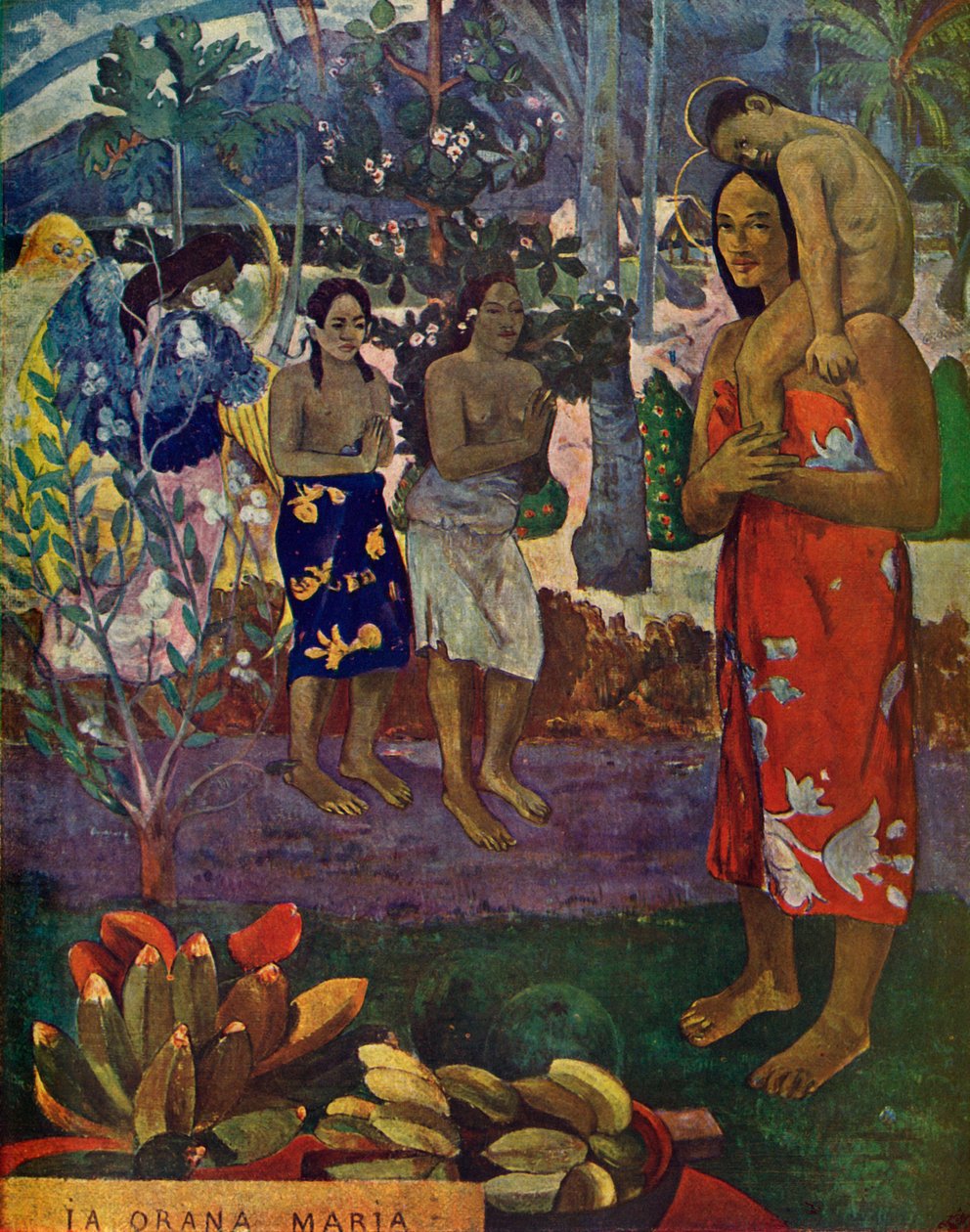 我们向您致意，玛丽，1936年 作者 保罗·高更