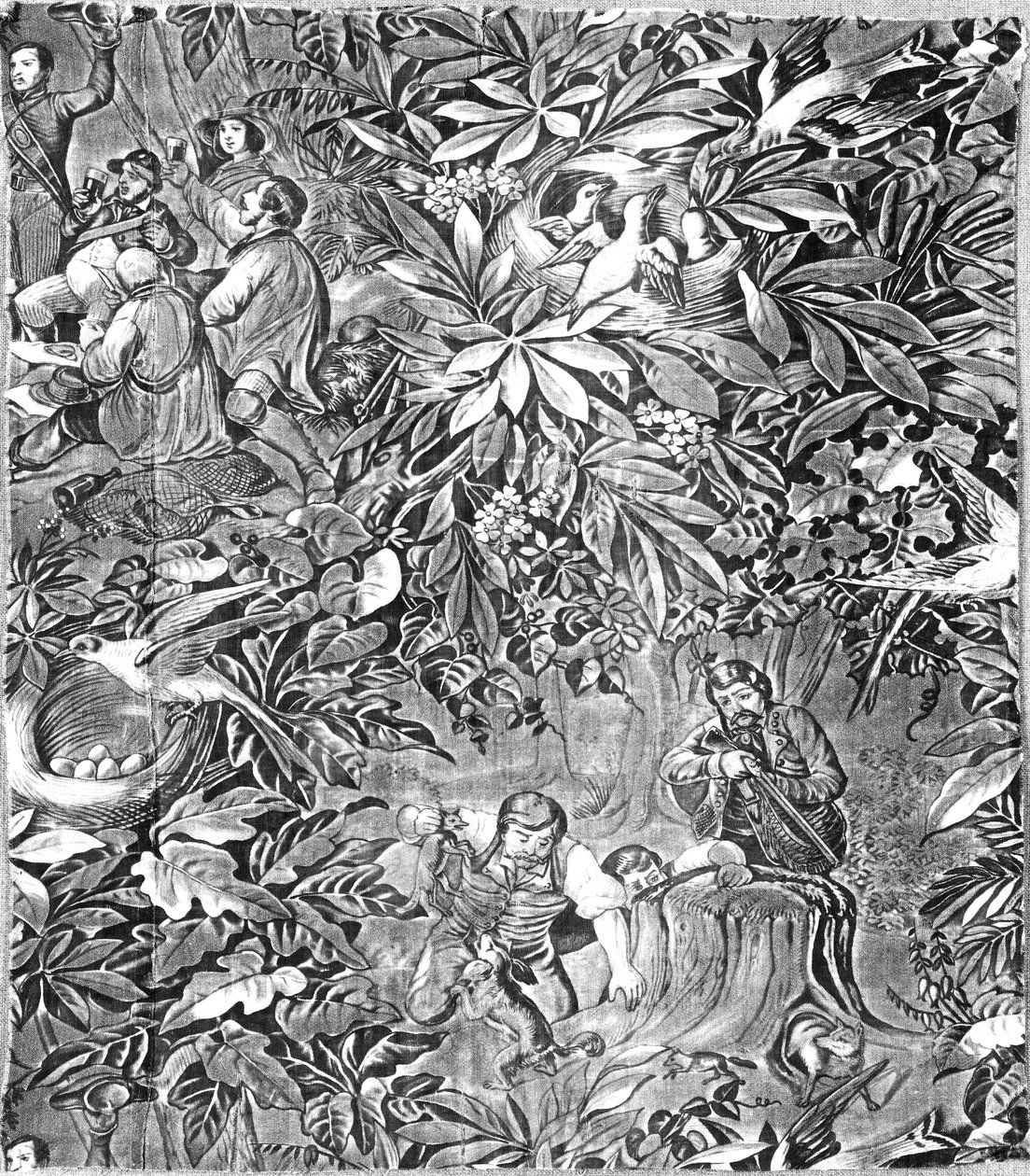 面板（家具织物） 作者 保罗·加瓦尔尼
