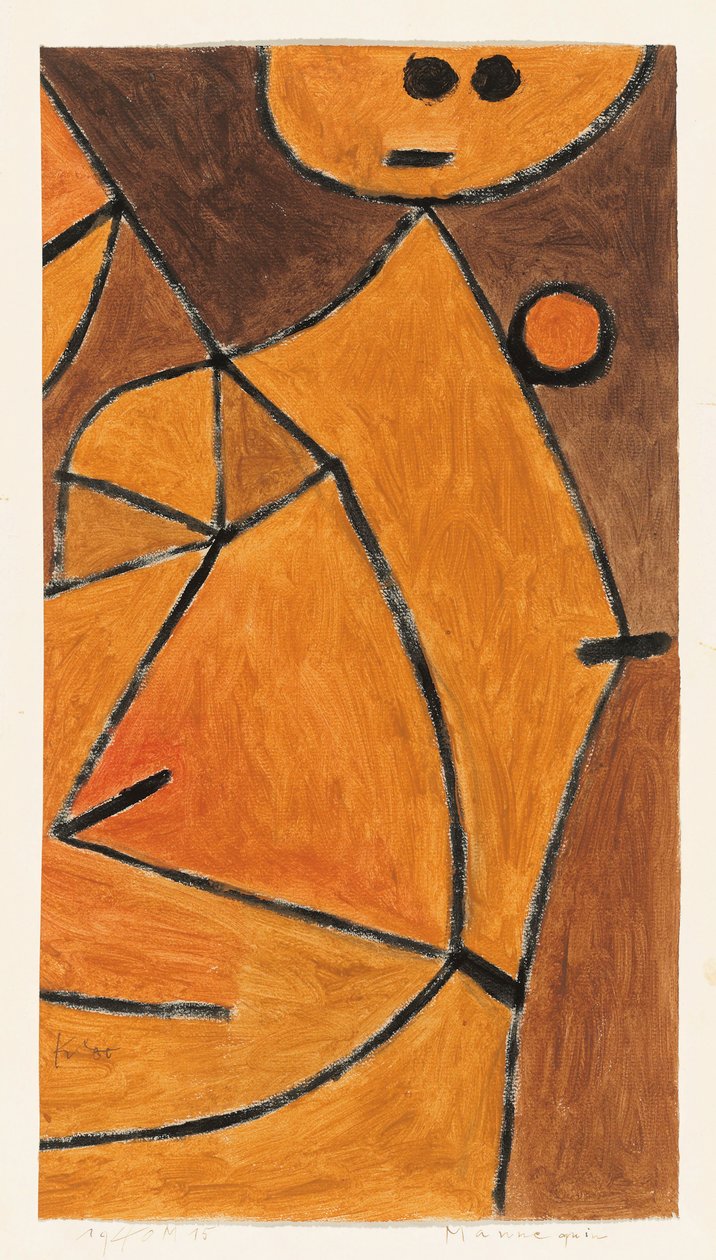 人体模型，1940年。 作者 保罗·克莱