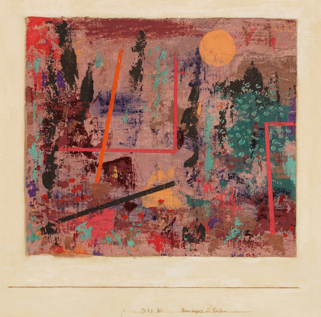 园林建设的开始，1929年。 作者 保罗·克莱