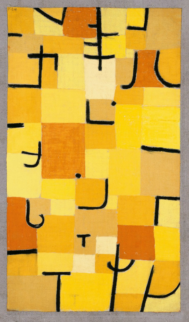 1937年在Yellow签到。 作者 保罗·克莱