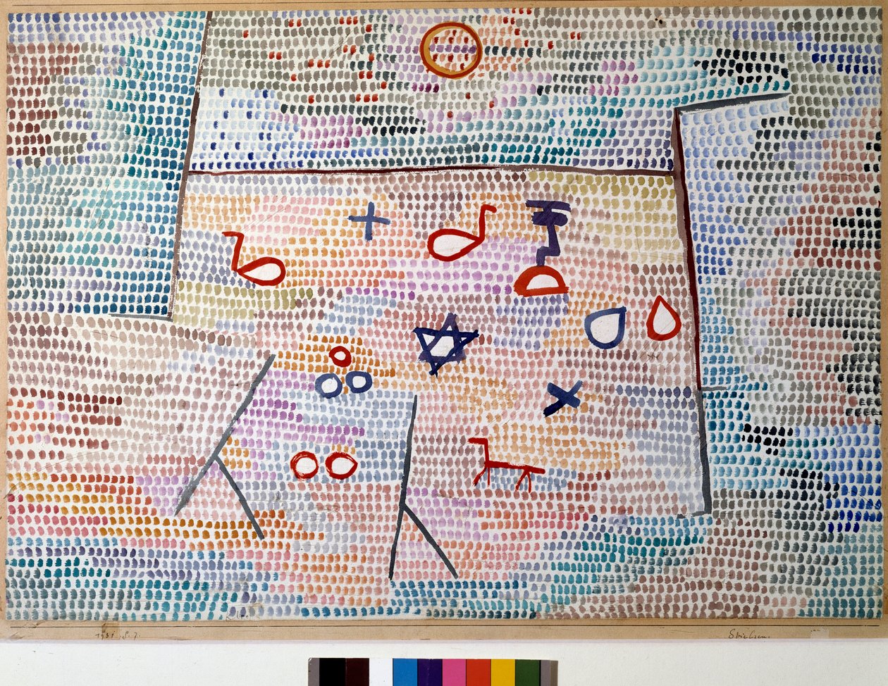 玩具（水彩 作者 保罗·克莱