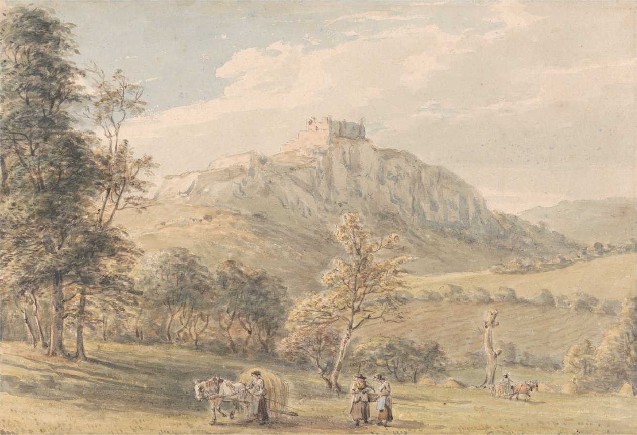 Carreg Cennen 城堡 作者 保罗·桑德比