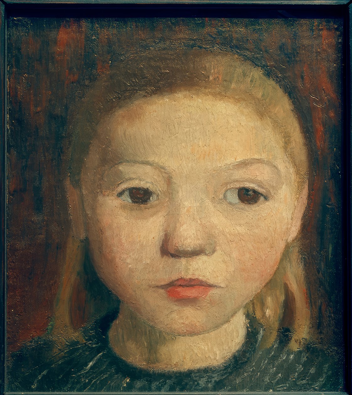 P. Modersohn-Becker，女孩的头 作者 宝拉·莫德森·贝克尔