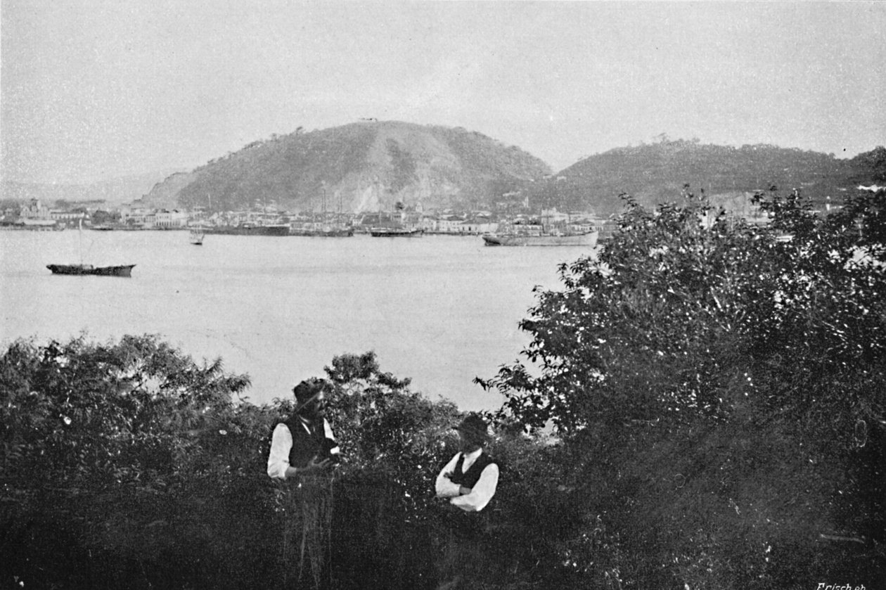 桑托斯港，1895年 作者 保罗·科瓦尔斯基