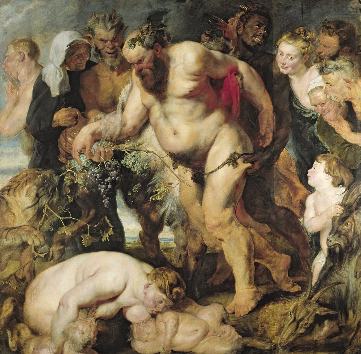 Drunken Silenus，c.1617-18 作者 彼得·保罗·鲁本斯