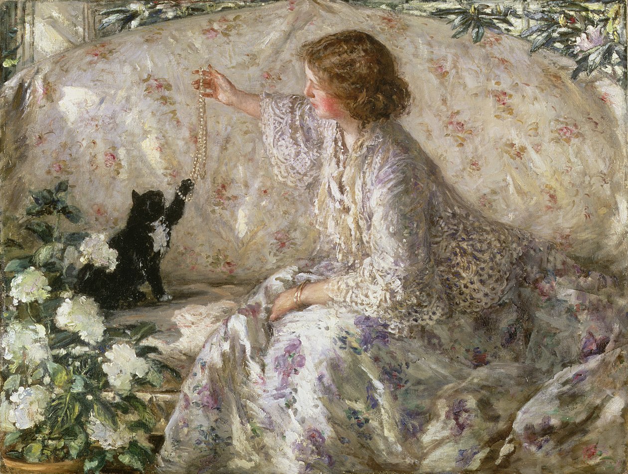 绣球花，1901年 作者 菲利普·威尔逊·斯蒂尔