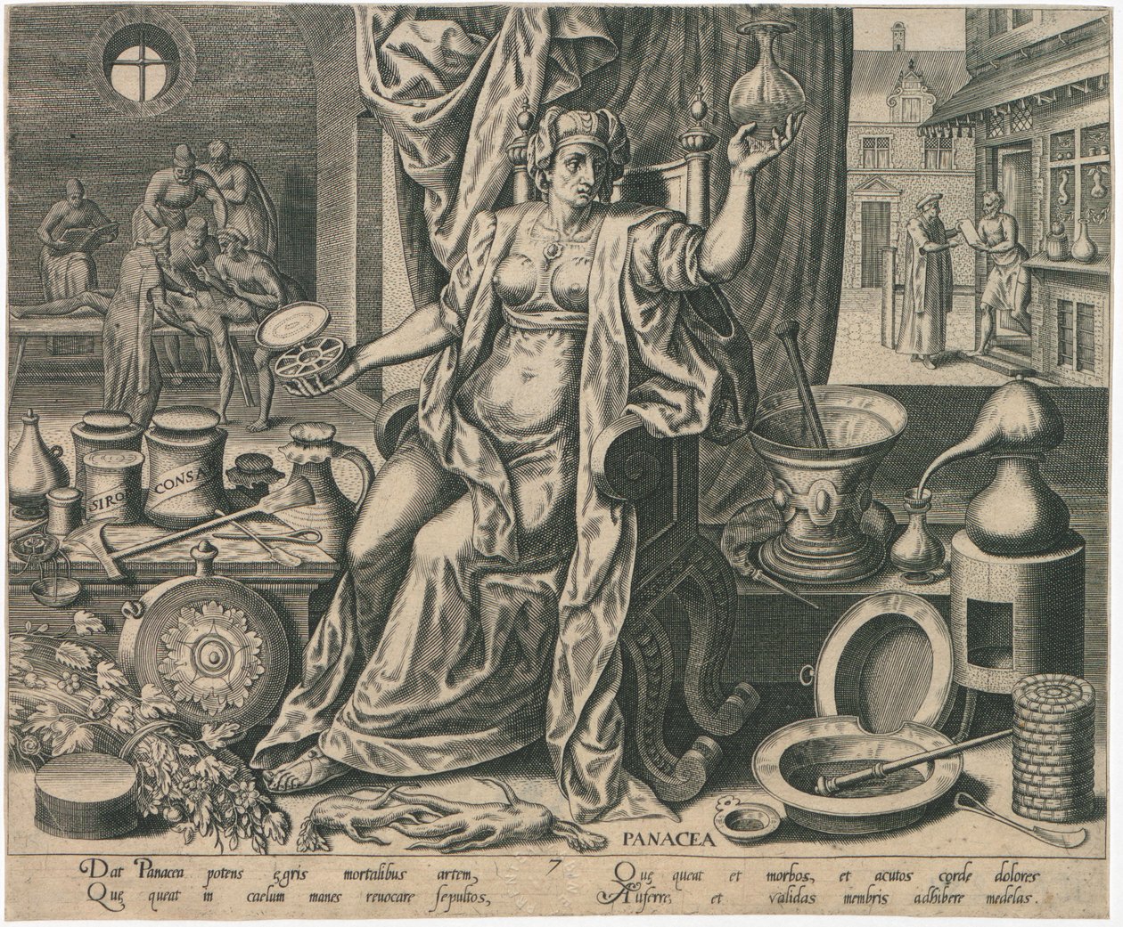 Panacea, 1574. 作者 菲利普·加勒
