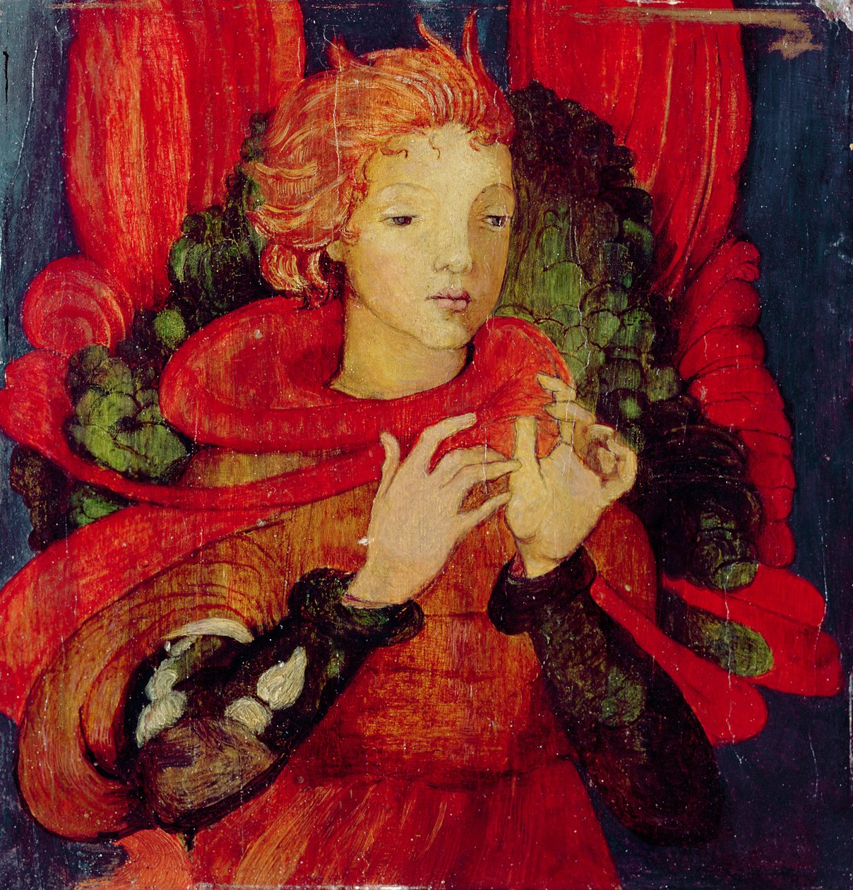 天使，1890年 作者 菲比·安娜·特拉奎尔
