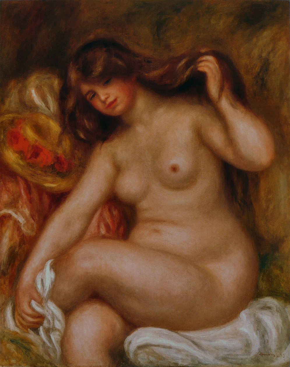 Baigneuse 作者 皮埃尔·奥古斯特·雷诺阿