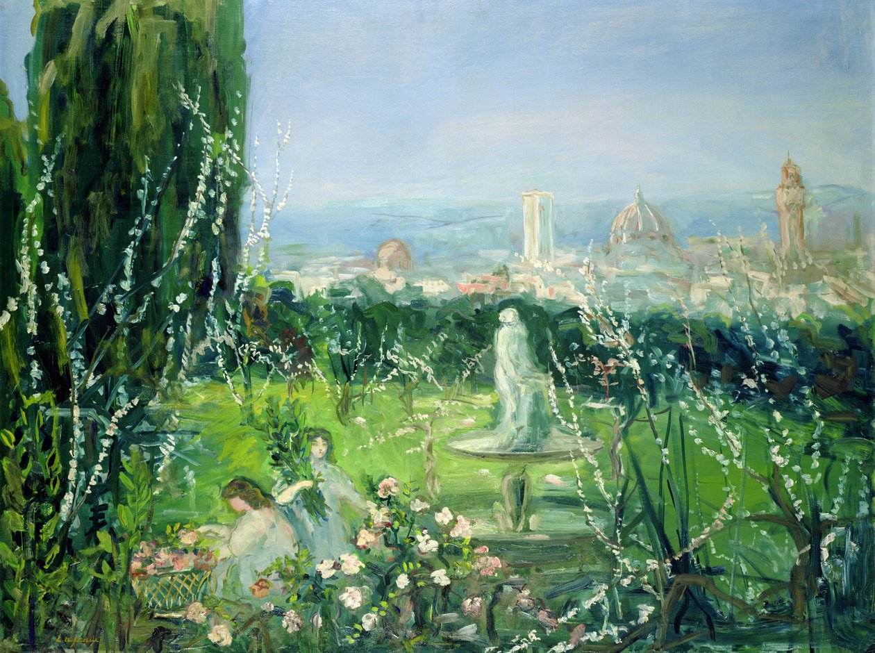 佛罗伦萨的视图，c.1909 作者 皮埃尔·拉普拉德