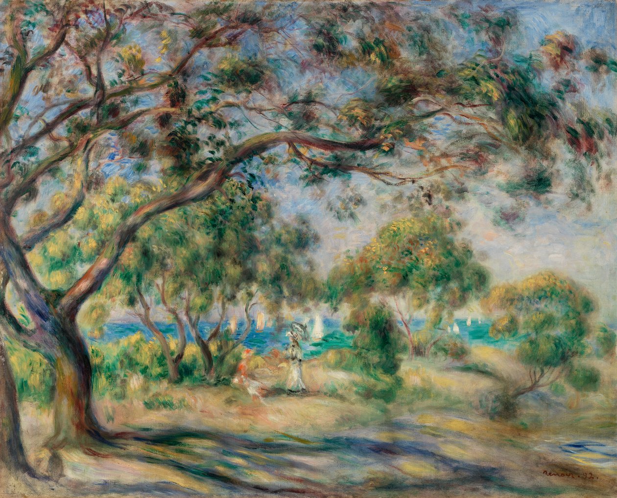 Bois de la Chaise (Noirmoutier) 作者 皮埃尔·奥古斯特·雷诺阿