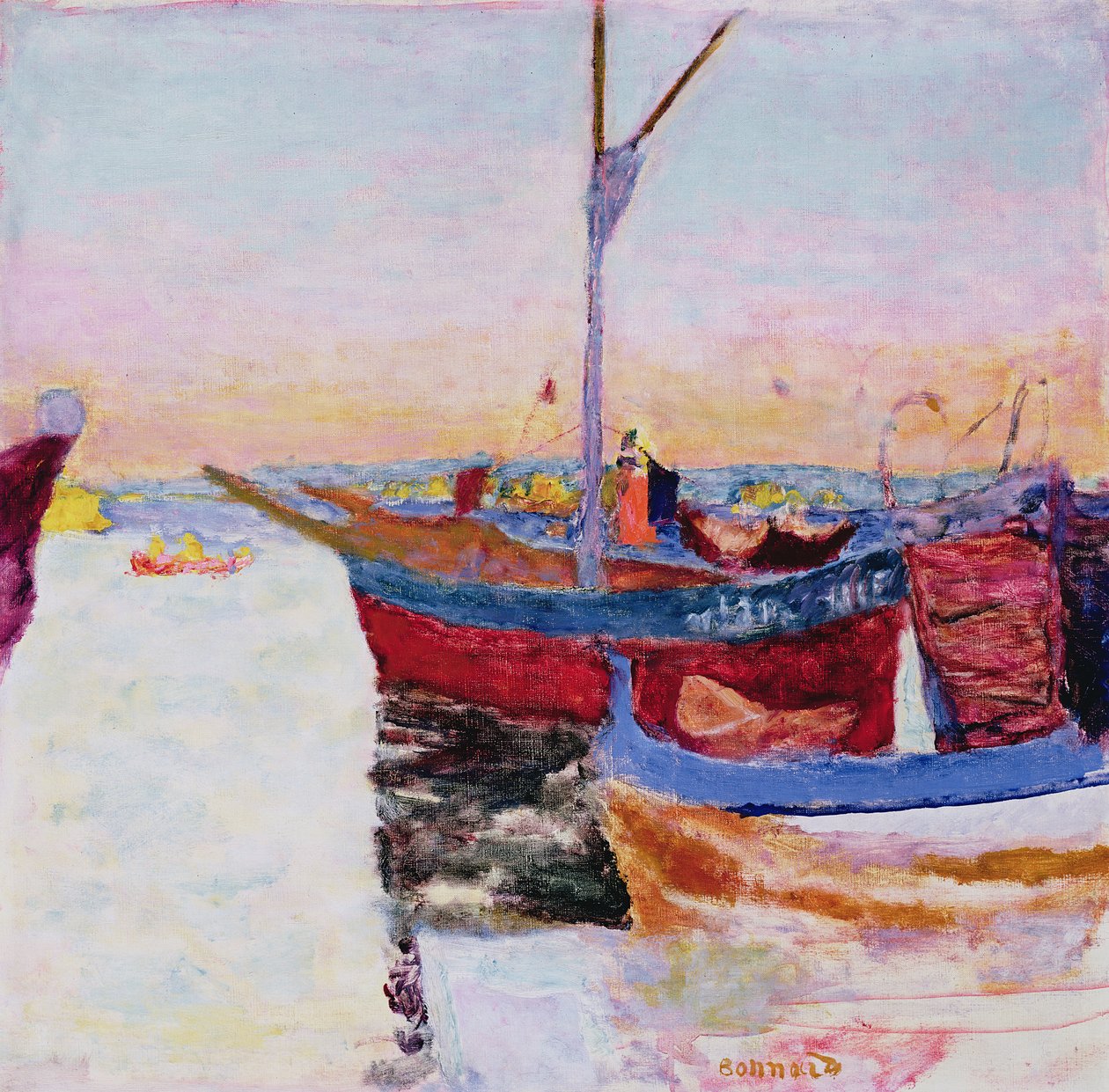 戛纳电影节，黄昏，1924年 作者 皮埃尔·邦纳德
