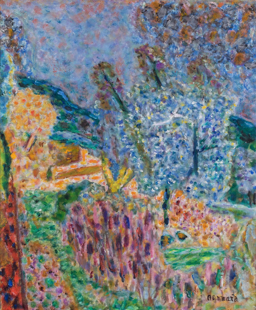 花园，1945年。 作者 皮埃尔·邦纳德