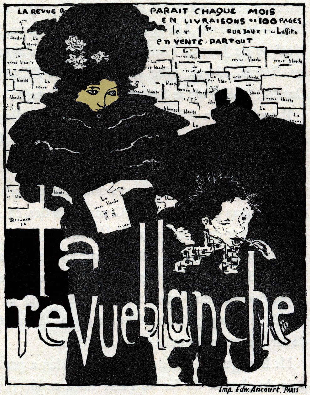 白色评论，1896年 作者 皮埃尔·邦纳德