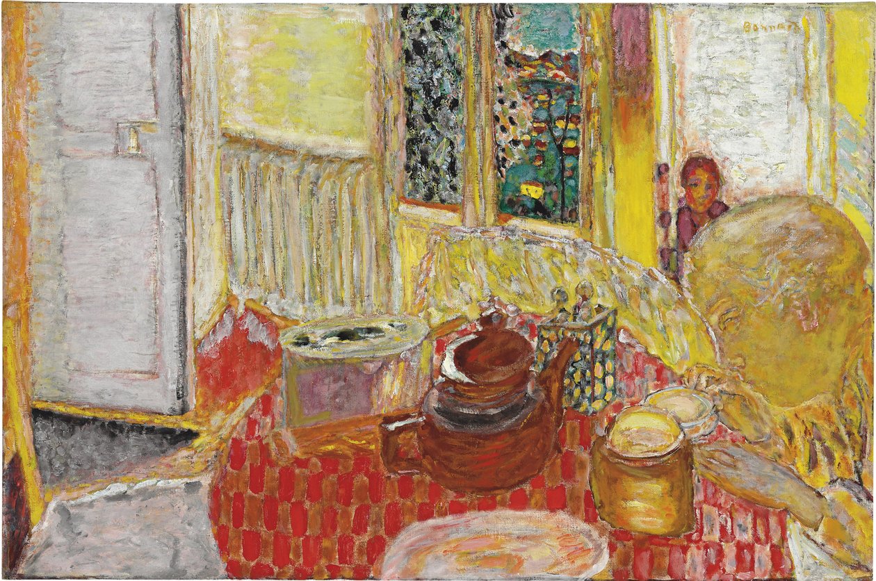 早餐，1936年 作者 皮埃尔·邦纳德