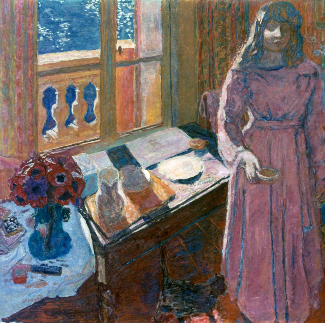 牛奶碗，c1919 作者 皮埃尔·邦纳德