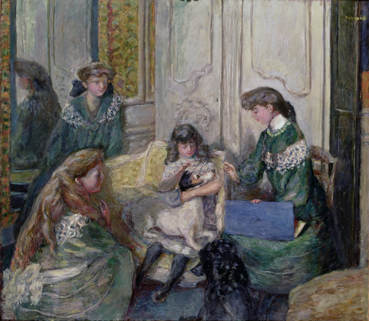 纳丹森女孩，1906-10 作者 皮埃尔·邦纳德