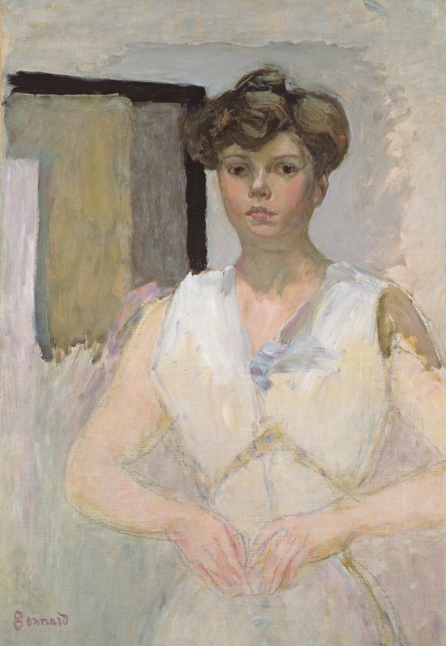 女人着装，c.1906 作者 皮埃尔·邦纳德