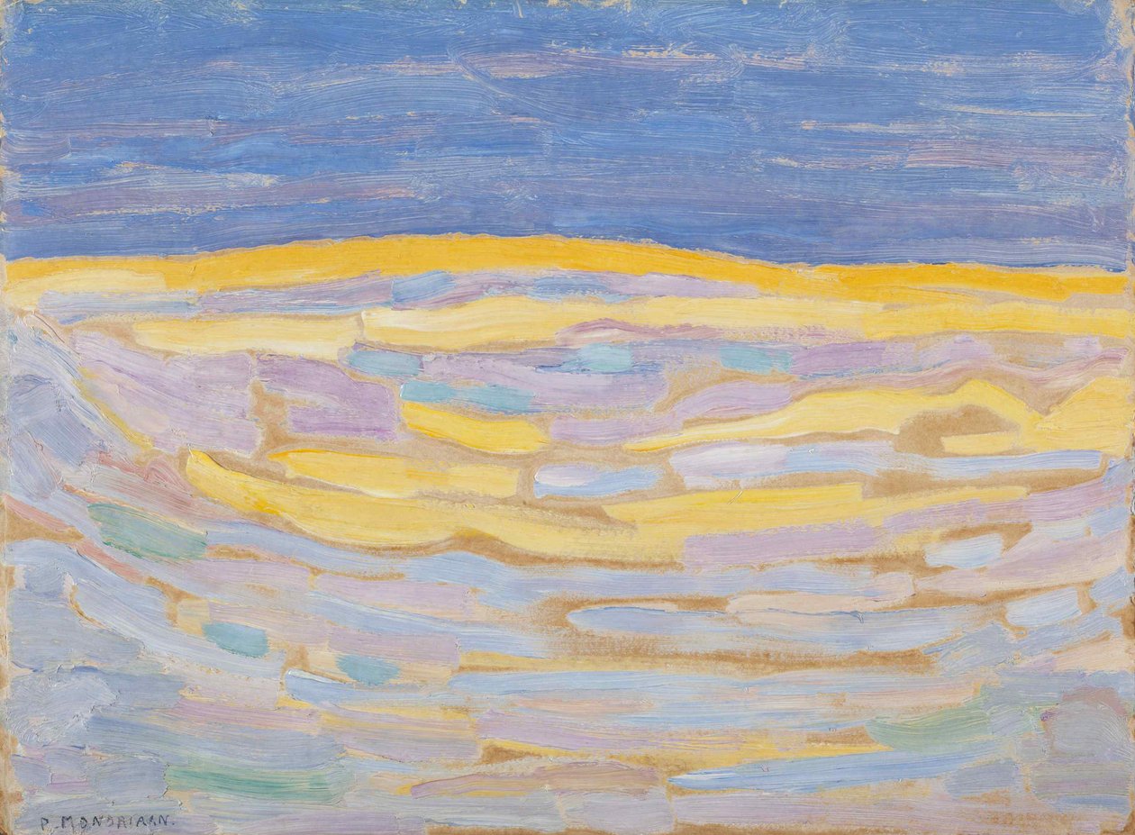 沙丘I，1909年。 作者 彼得·蒙德里安