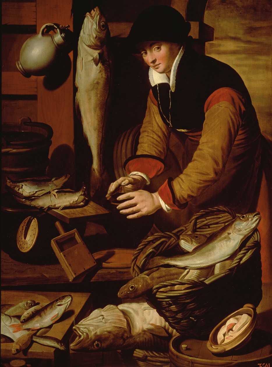 鱼卖家 作者 彼得·埃森（Pieter Aertsen）