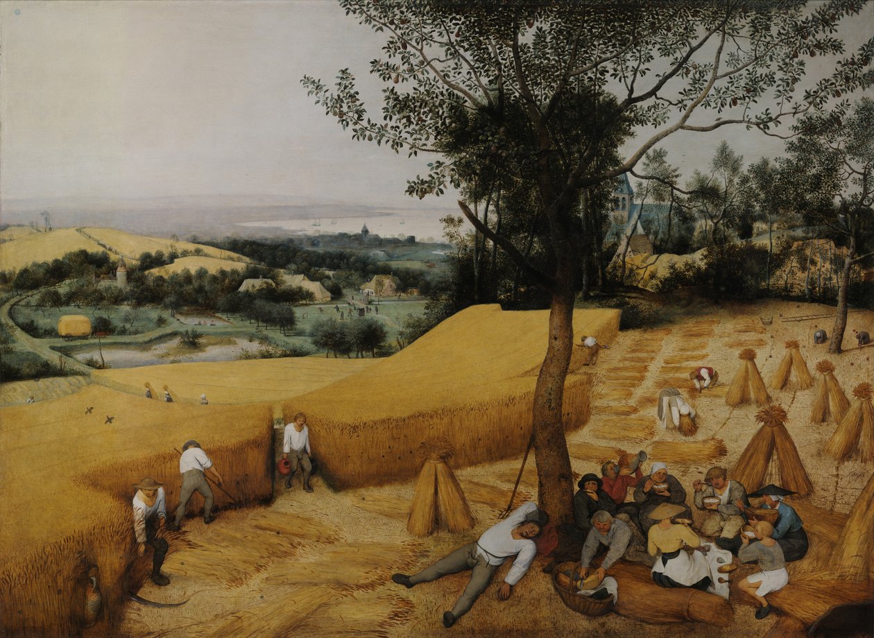 收割机 作者 彼得·布鲁格（Pieter Bruegel）