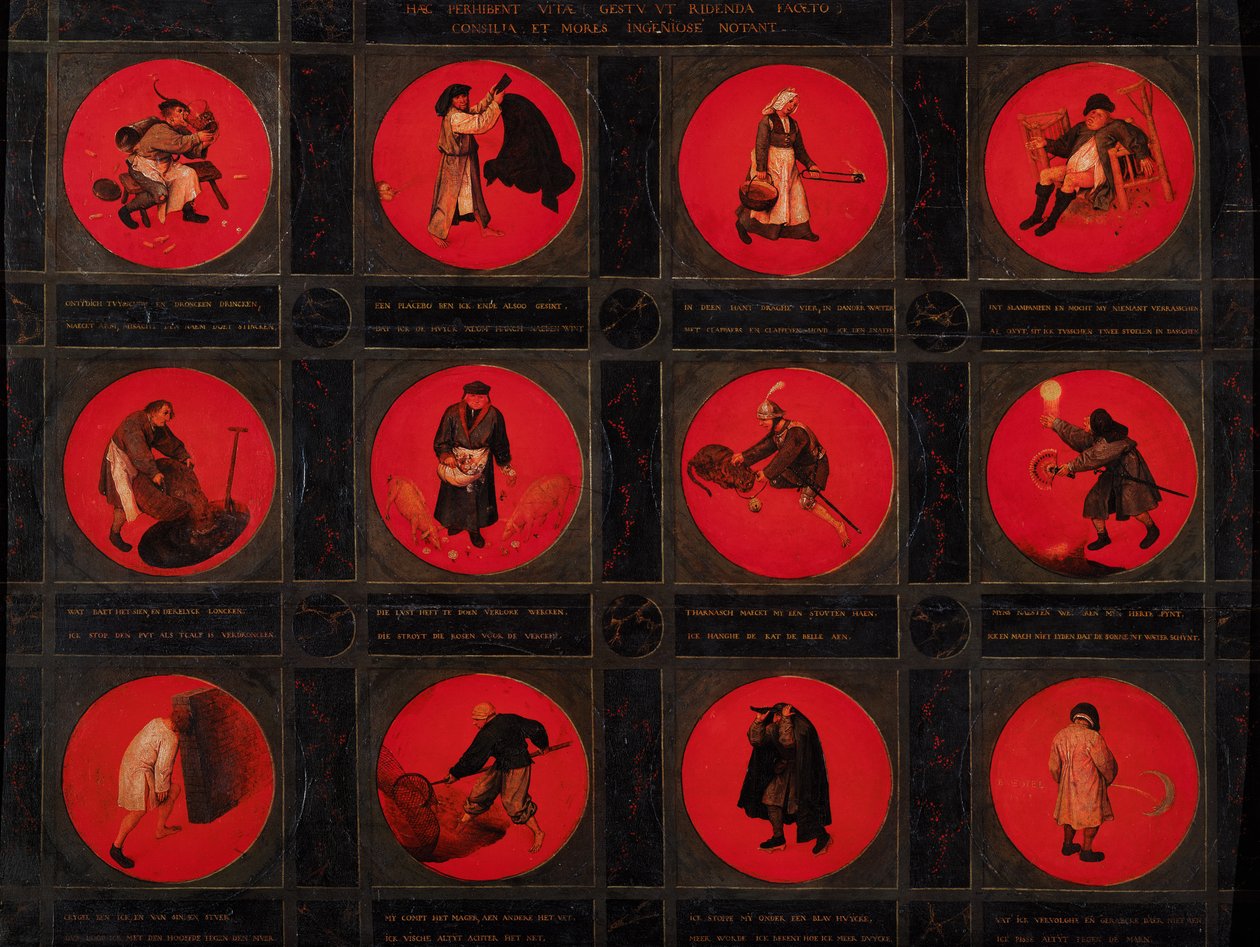 十二箴言，c.1558-60 作者 彼得·布鲁格（Pieter Bruegel）